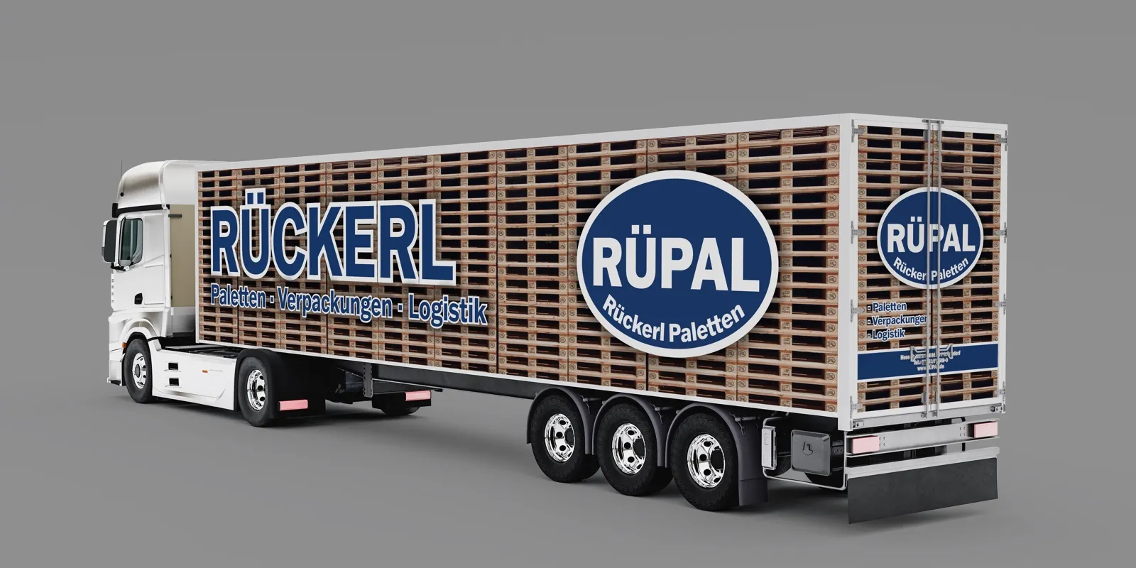 Die neue LKW-Plane bringt die Marke auf die Straße.