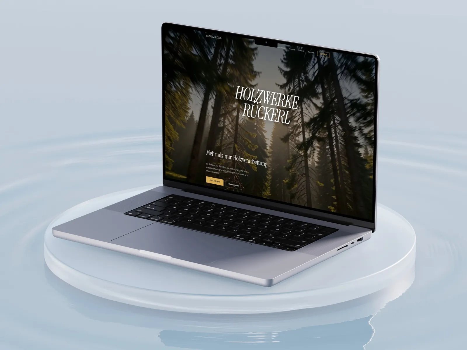 Die neue Website der Holzwerke Rückerl.