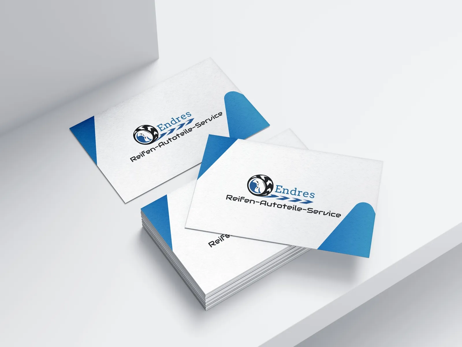 Die Visitenkarten im neuen Design.