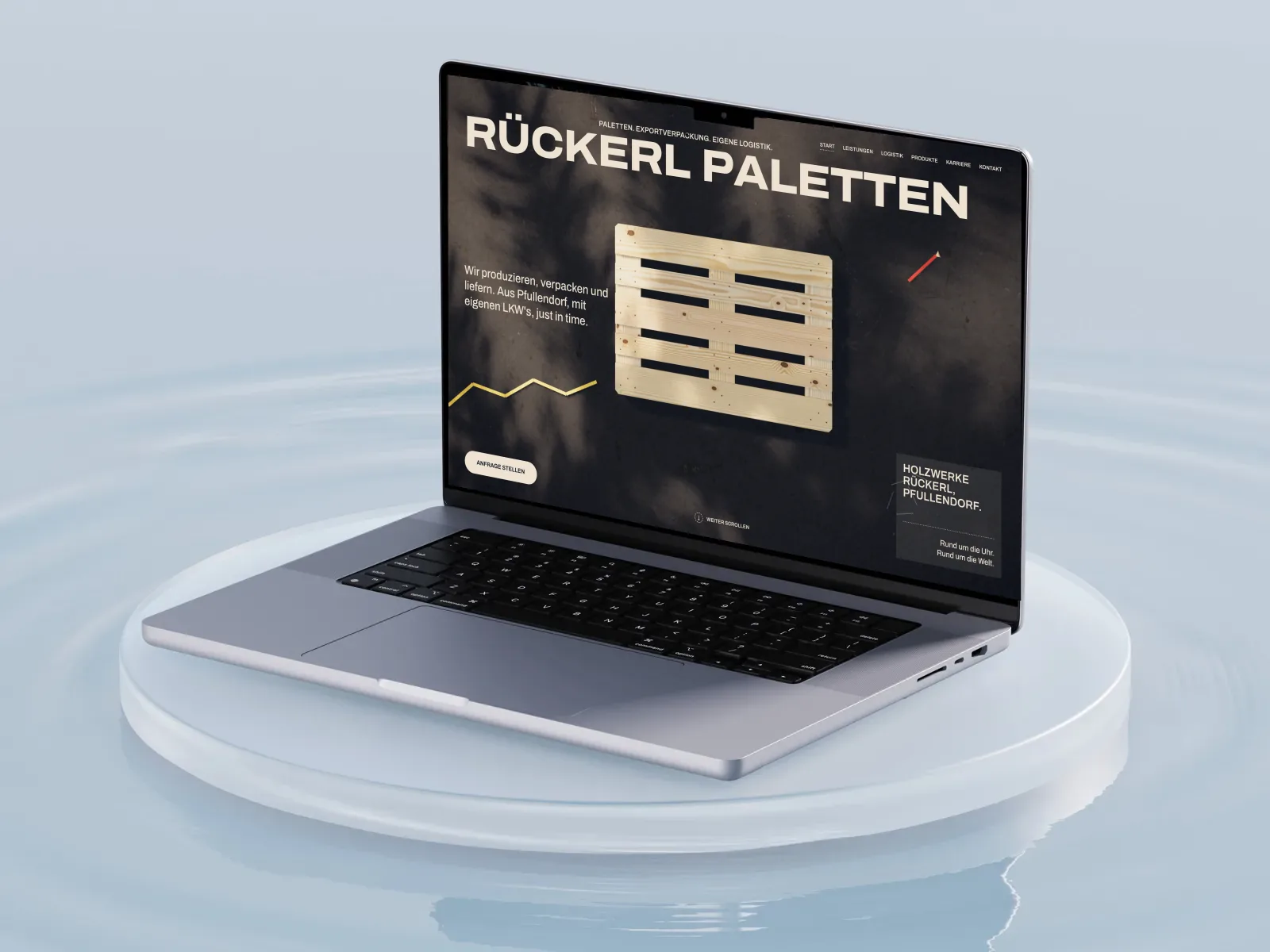 Die neue Website der Holzwerke Rückerl.